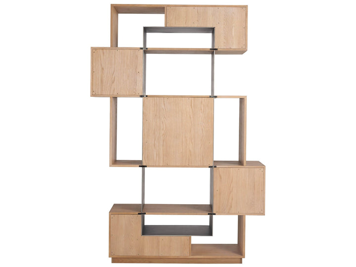 American Home Furniture Universal Furniture Jaxon Etagere Natural Oak 