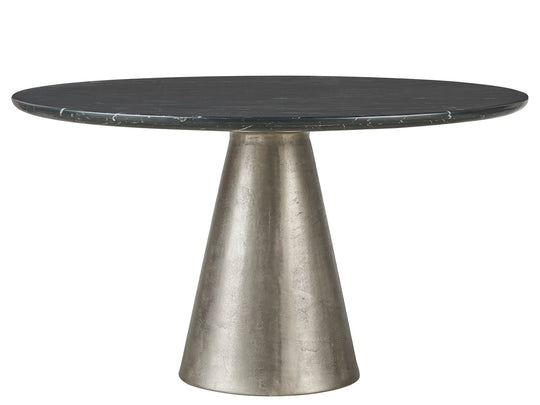 American Home Furniture Universal Furniture Slate Dining Table Black Merino/Antique Silver