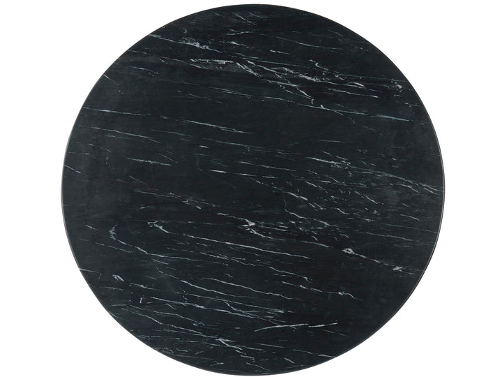 American Home Furniture Universal Furniture Slate Dining Table Black Merino/Antique Silver