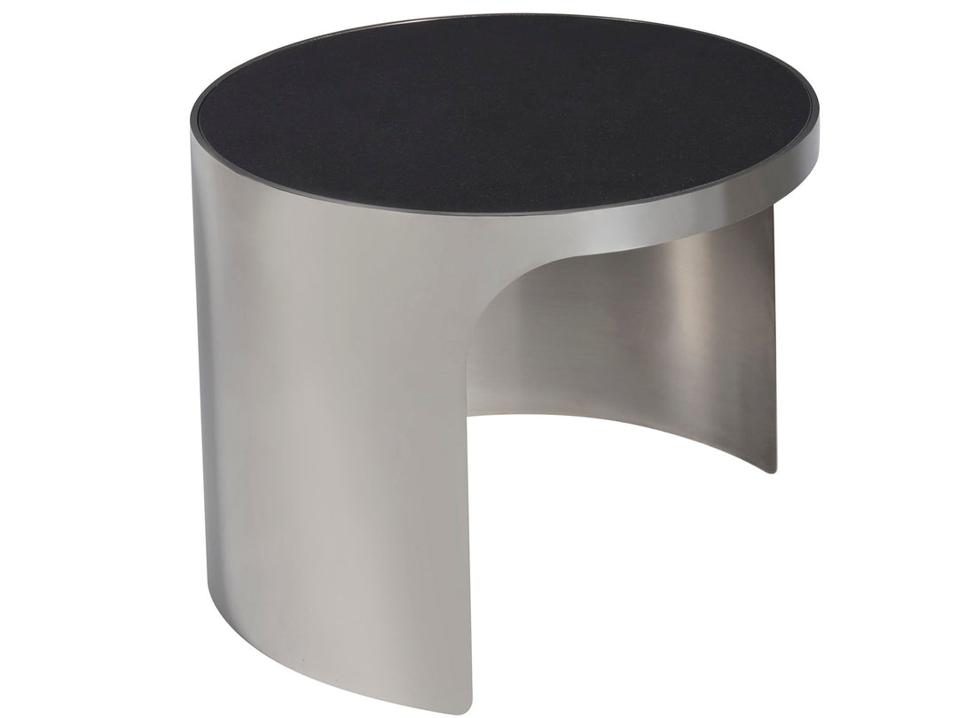 American Home Furniture Universal Furniture Revolve Smallall Nesting Table Black Granite/Polished Nickel