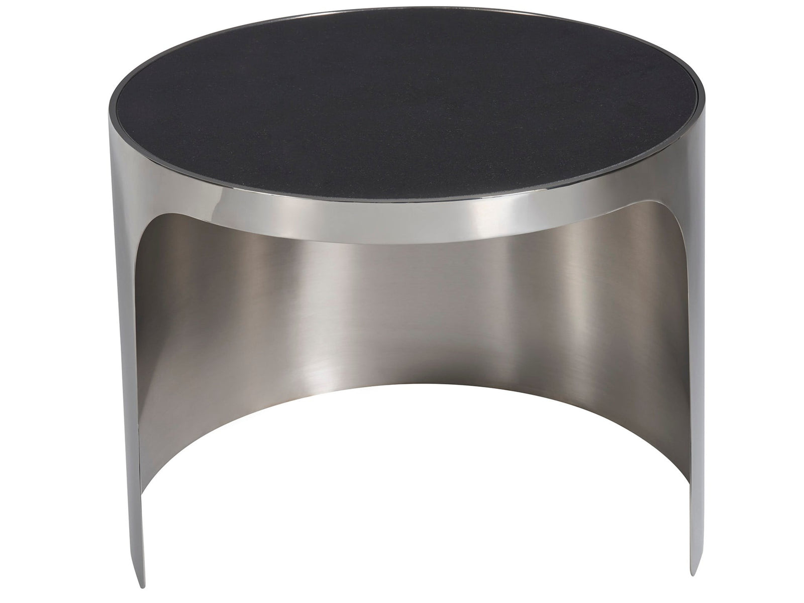 American Home Furniture Universal Furniture Revolve Smallall Nesting Table Black Granite/Polished Nickel