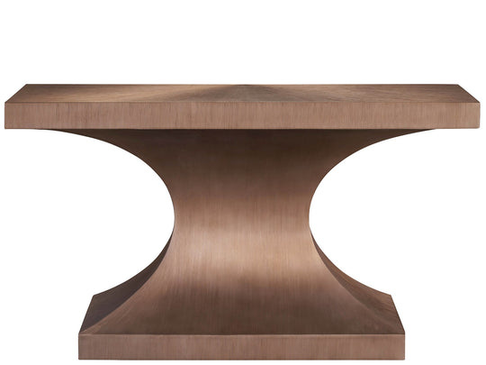 American Home Furniture Universal Furniture Leander Console Table Aged Brass 