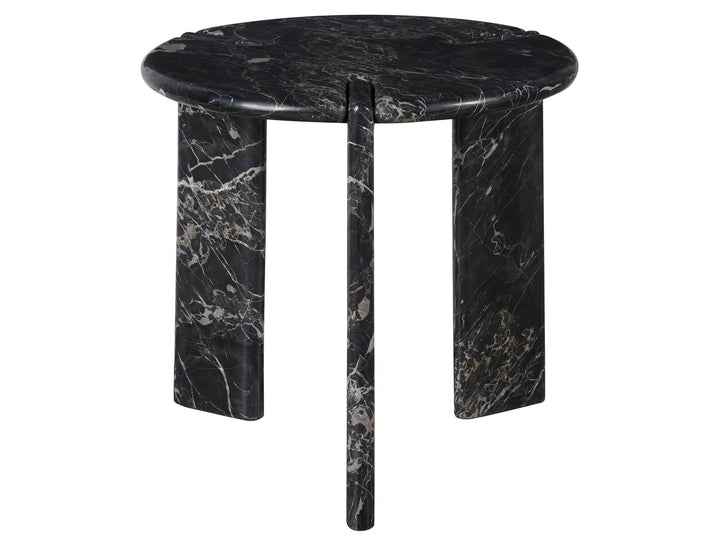 American Home Furniture Universal Furniture Magnus End Table Golden Portoro Marble