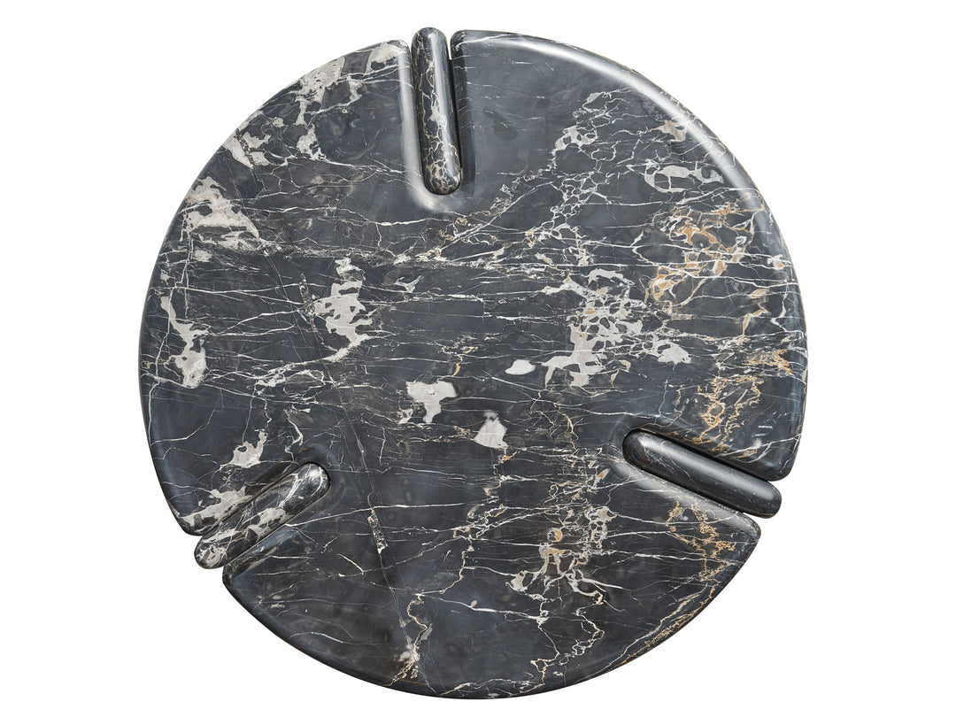 American Home Furniture Universal Furniture Magnus End Table Golden Portoro Marble