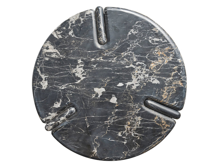 American Home Furniture Universal Furniture Magnus End Table Golden Portoro Marble