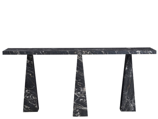 American Home Furniture Universal Furniture Spectrum Sofa Table Golden Portoro Marble