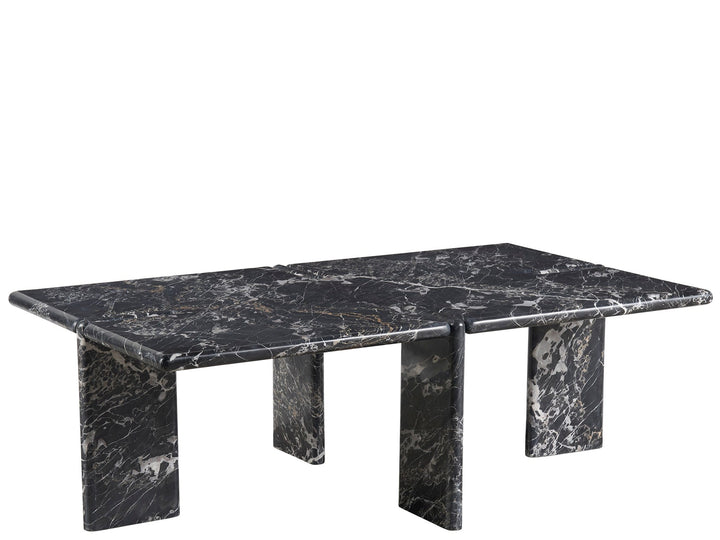 American Home Furniture Universal Furniture Magnus Cocktail Table Golden Portoro Marble