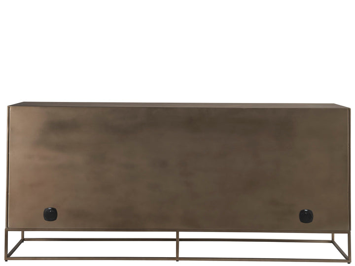 American Home Furniture Universal Furniture Fusion Credenza Aged Brass