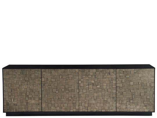 American Home Furniture Universal Furniture Cosmallo Credenza Pyrite/Matte Black