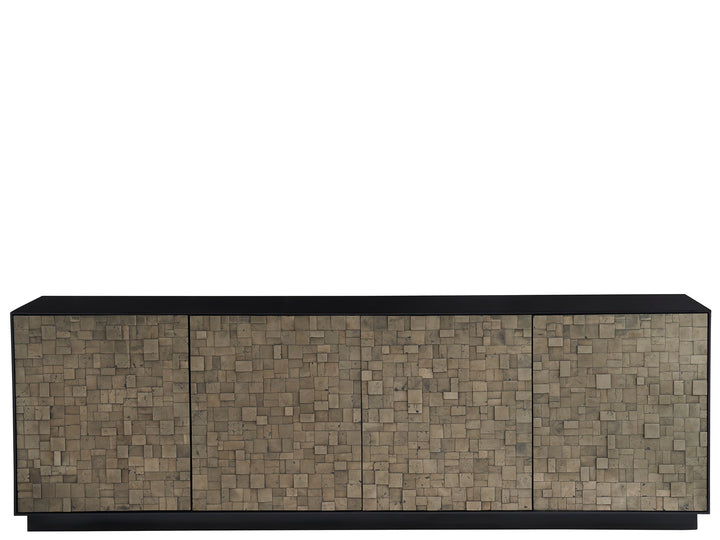 American Home Furniture Universal Furniture Cosmallo Credenza Pyrite/Matte Black