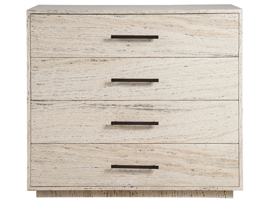 American Home Furniture Universal Furniture Dove Drawer Chest White Travertine
