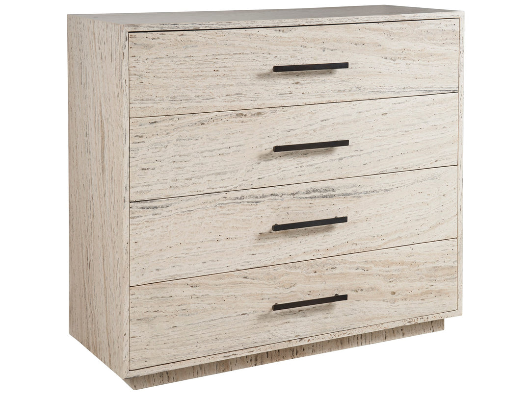American Home Furniture Universal Furniture Dove Drawer Chest White Travertine