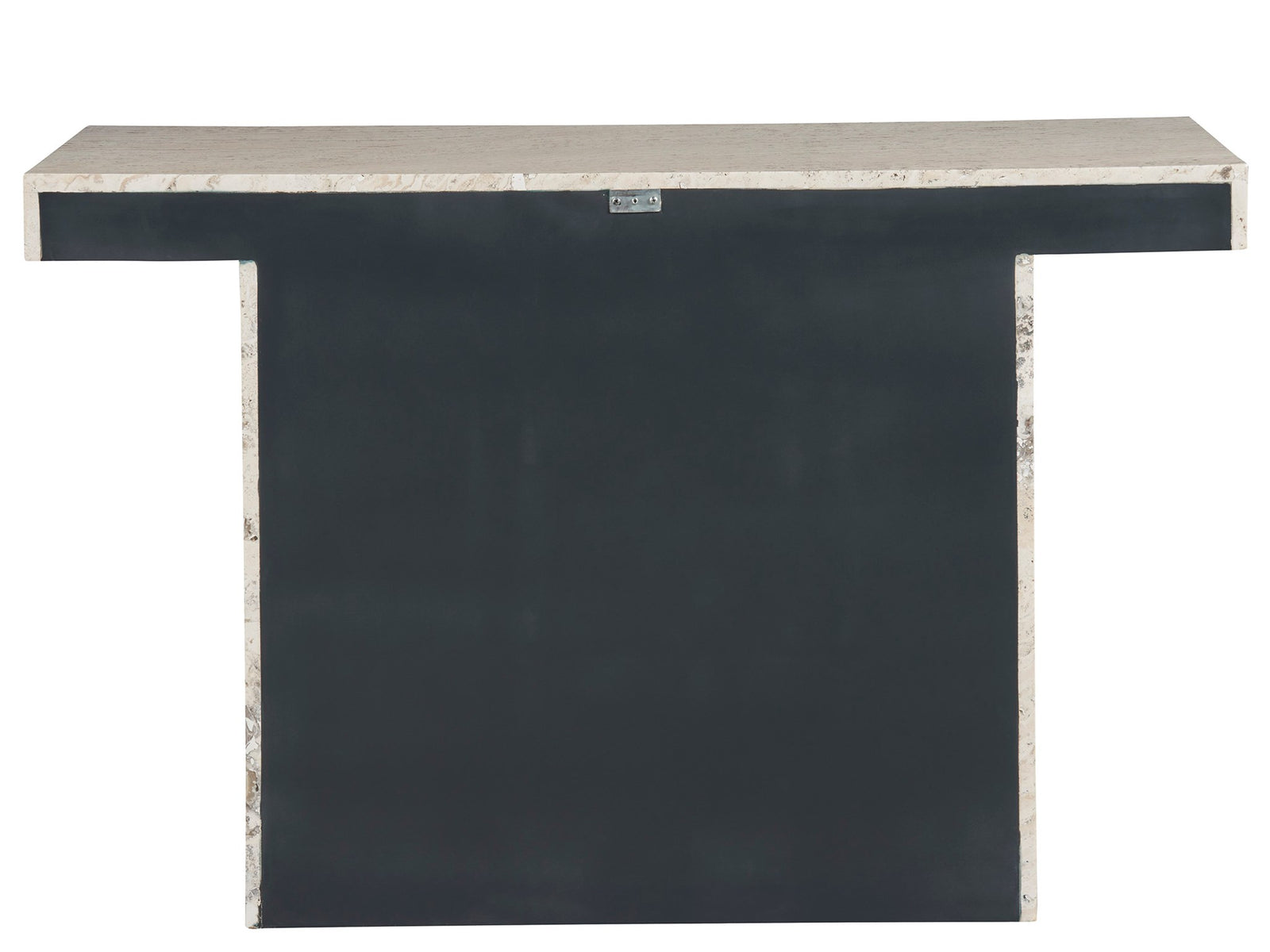 American Home Furniture Universal Furniture Daxton Console Table White Travertine