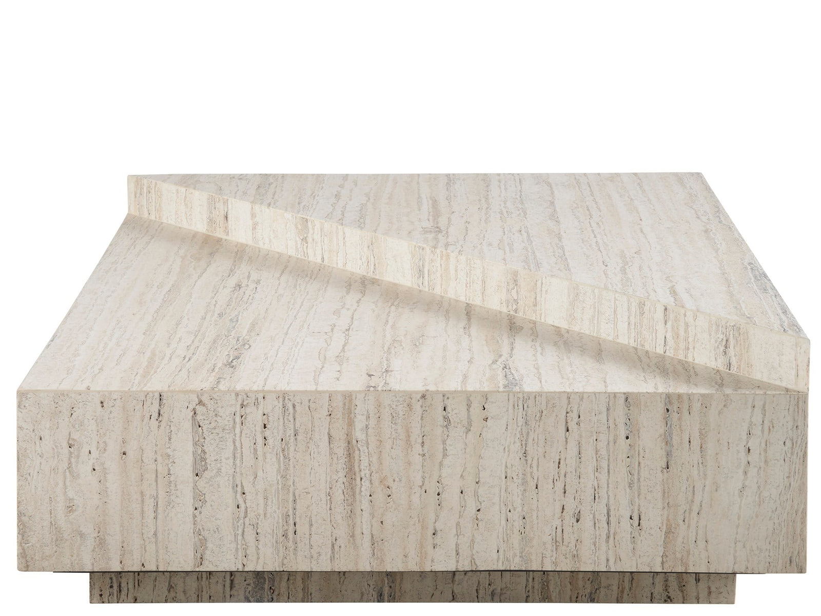 American Home Furniture Universal Furniture Daxton Cocktail Table White Travertine