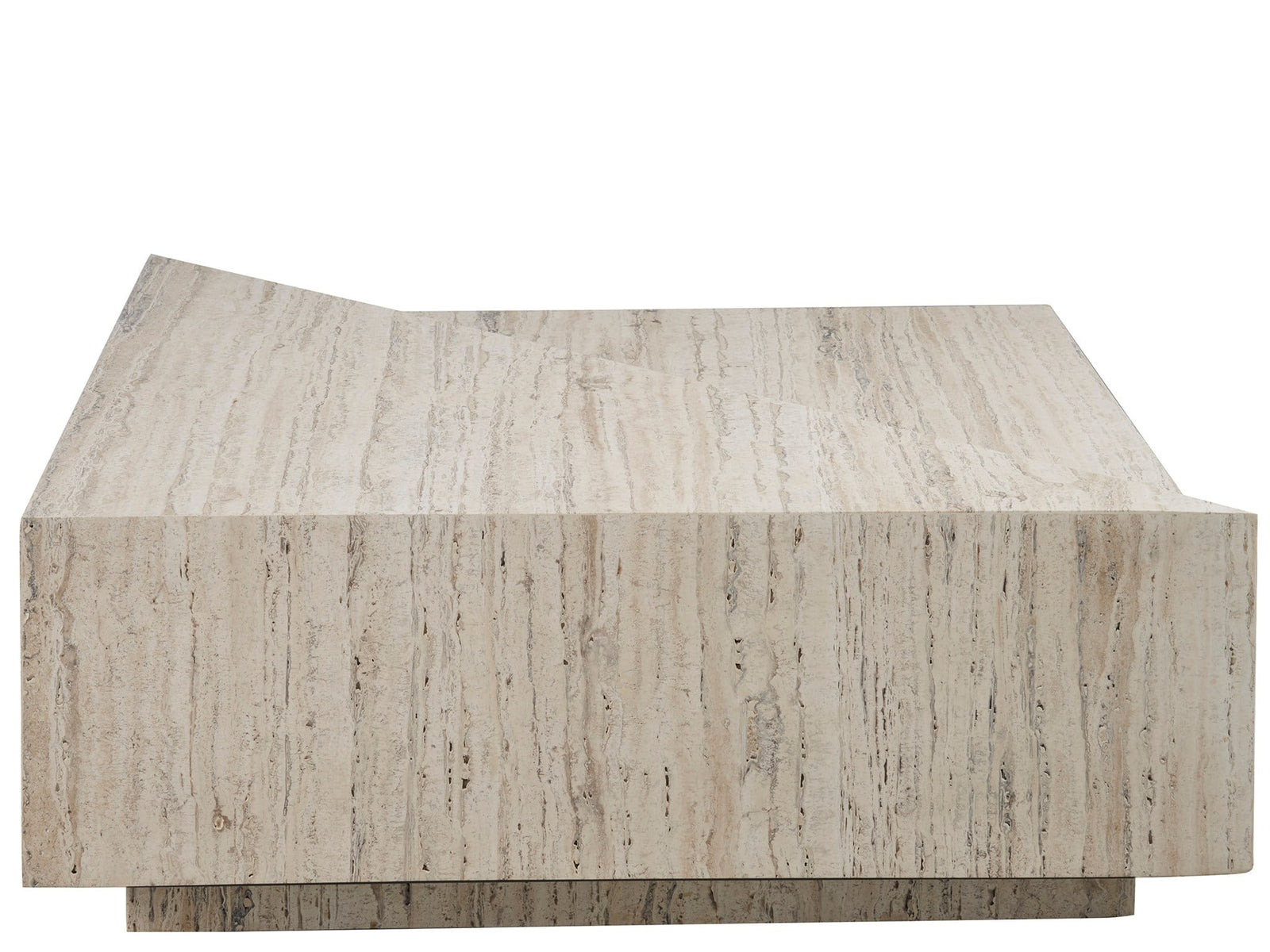 American Home Furniture Universal Furniture Daxton Cocktail Table White Travertine