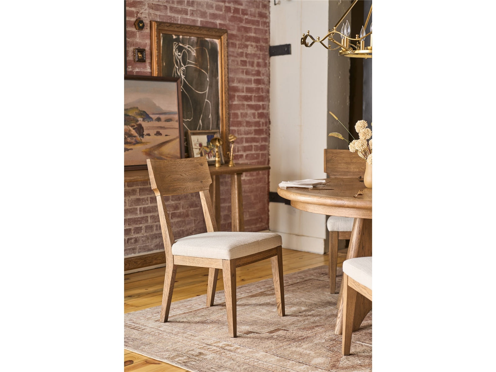 American Home Furniture Universal Furniture Sienna Wood Back Side Chair - Set of 2 Sienna