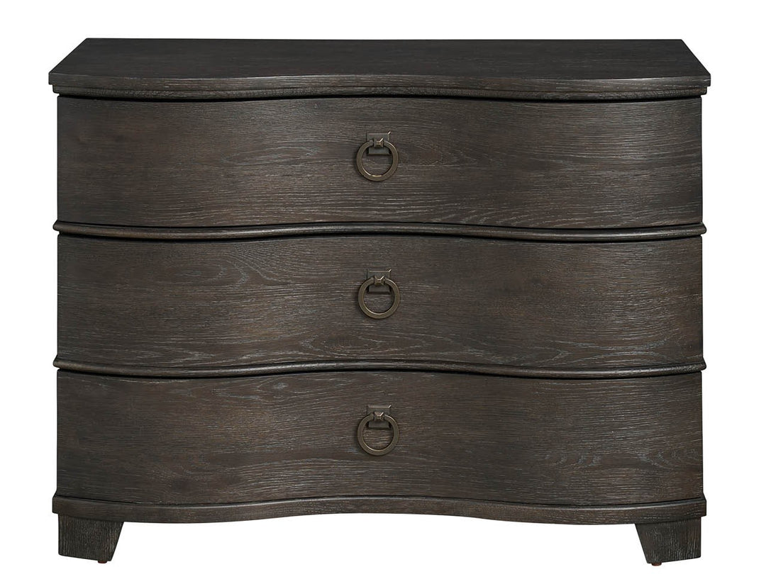 American Home Furniture Universal Furniture Griffith Park Serpentine Chest Obsidian