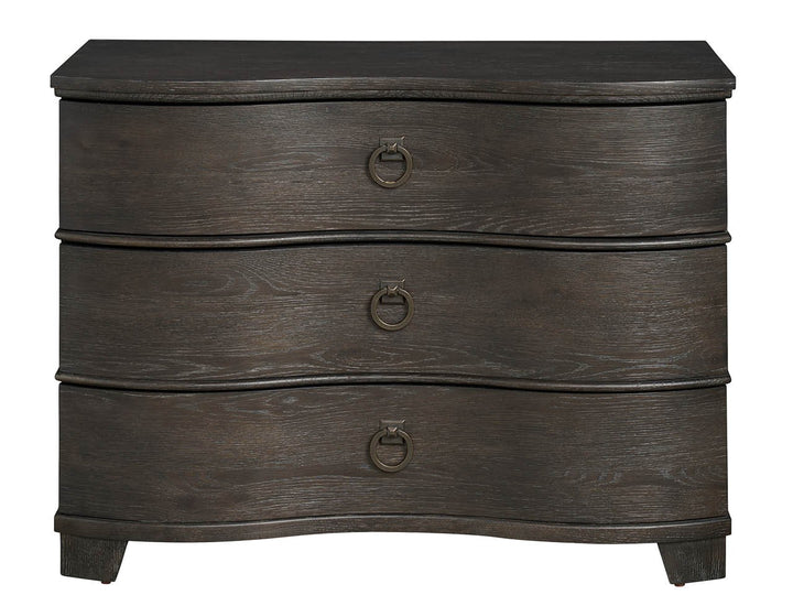 American Home Furniture Universal Furniture Griffith Park Serpentine Chest Obsidian
