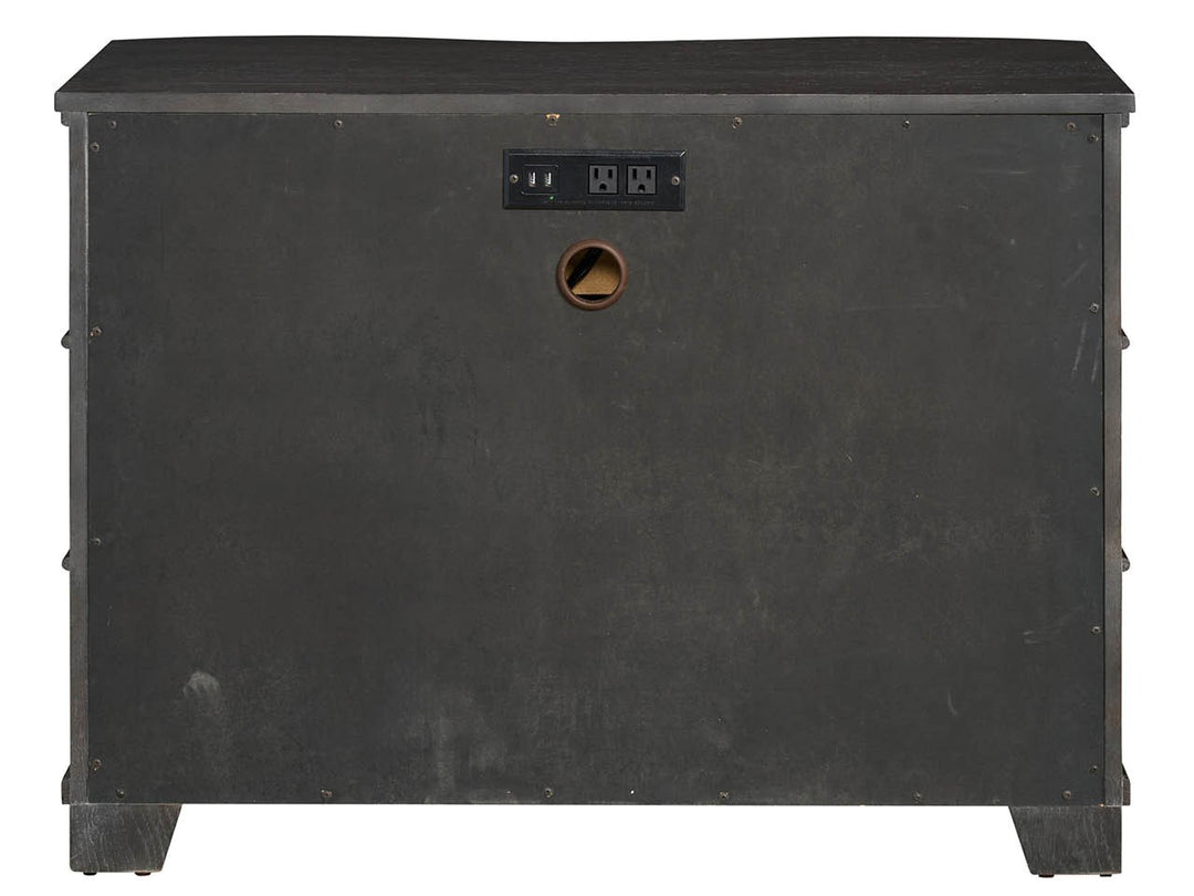 American Home Furniture Universal Furniture Griffith Park Serpentine Chest Obsidian