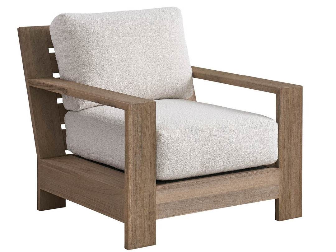 American Home Furniture Universal Furniture Saratoga Lounge Chair Warm Weathered Teak