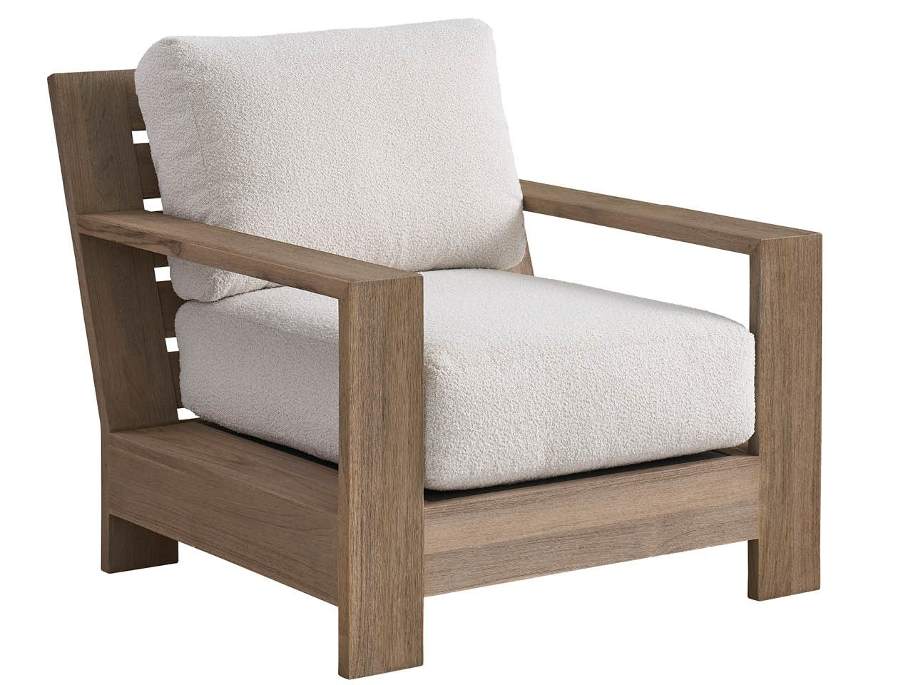 American Home Furniture Universal Furniture Saratoga Lounge Chair Warm Weathered Teak