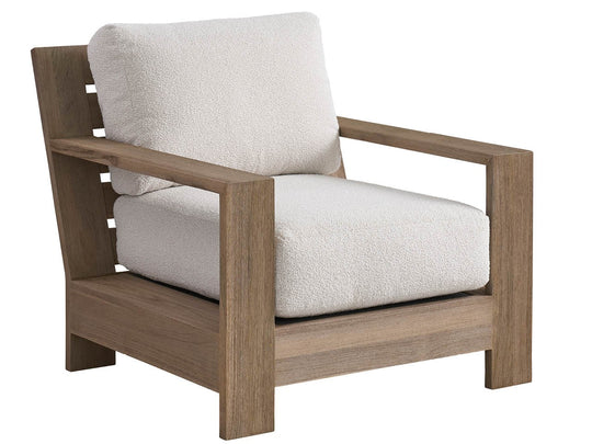 American Home Furniture Universal Furniture Saratoga Lounge Chair Warm Weathered Teak