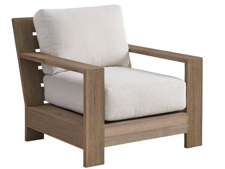 American Home Furniture Universal Furniture Saratoga Lounge Chair Warm Weathered Teak