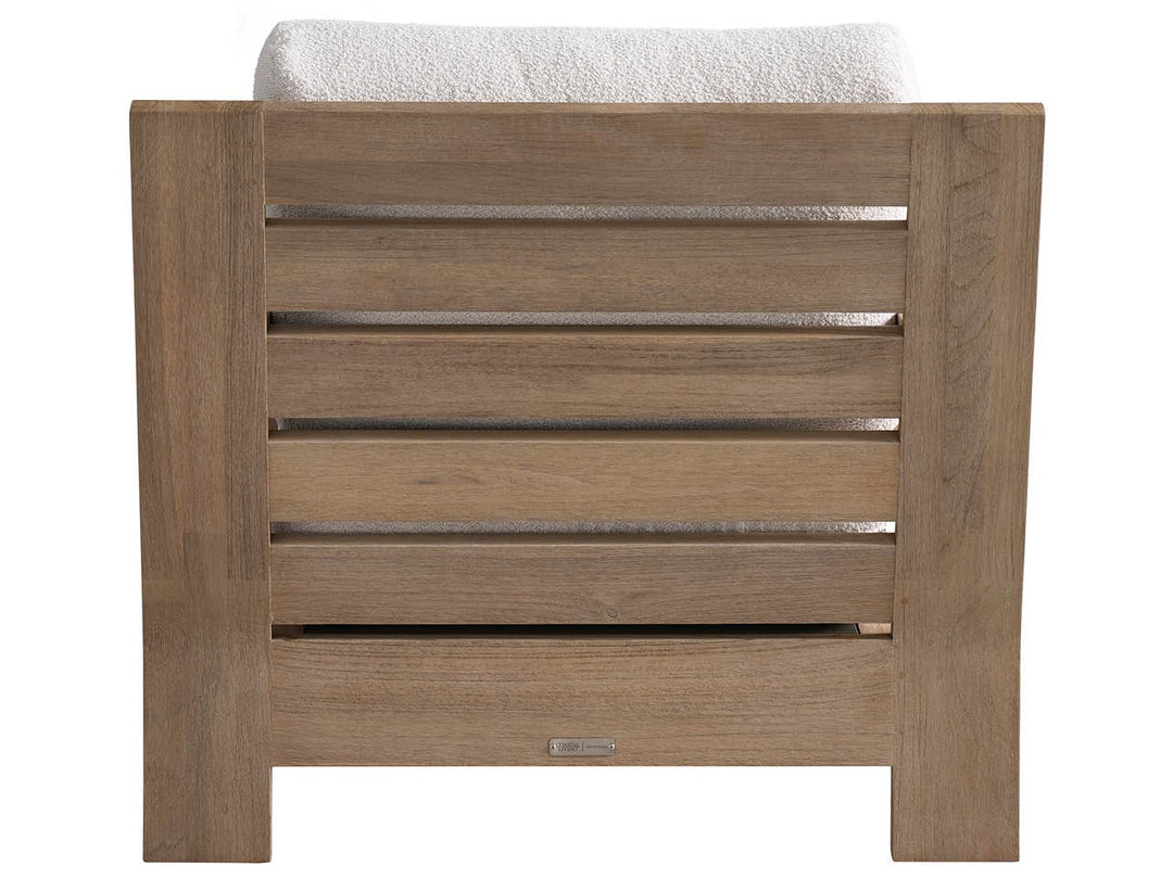 American Home Furniture Universal Furniture Saratoga Lounge Chair Warm Weathered Teak