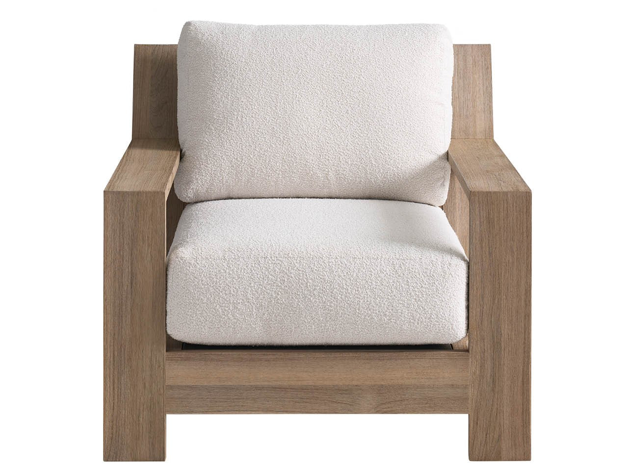American Home Furniture Universal Furniture Saratoga Lounge Chair Warm Weathered Teak