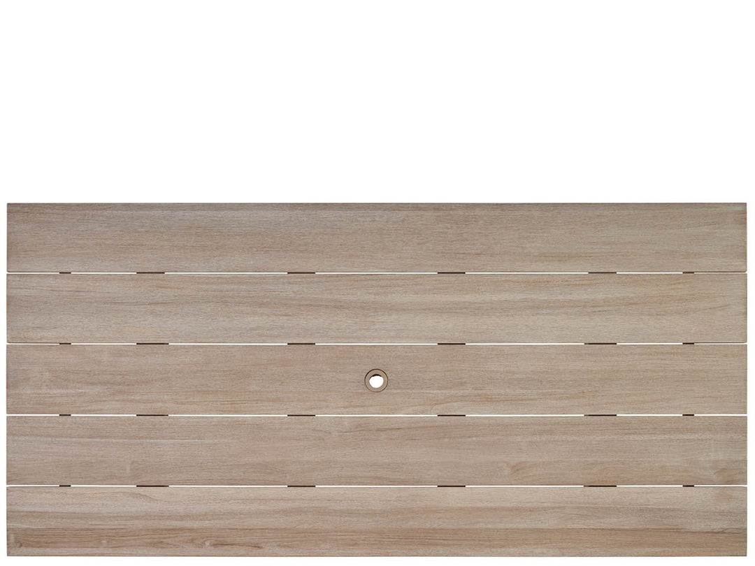 American Home Furniture Universal Furniture Saratoga Rectangle Dining Table Warm Weathered Teak