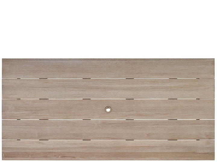 American Home Furniture Universal Furniture Saratoga Rectangle Dining Table Warm Weathered Teak