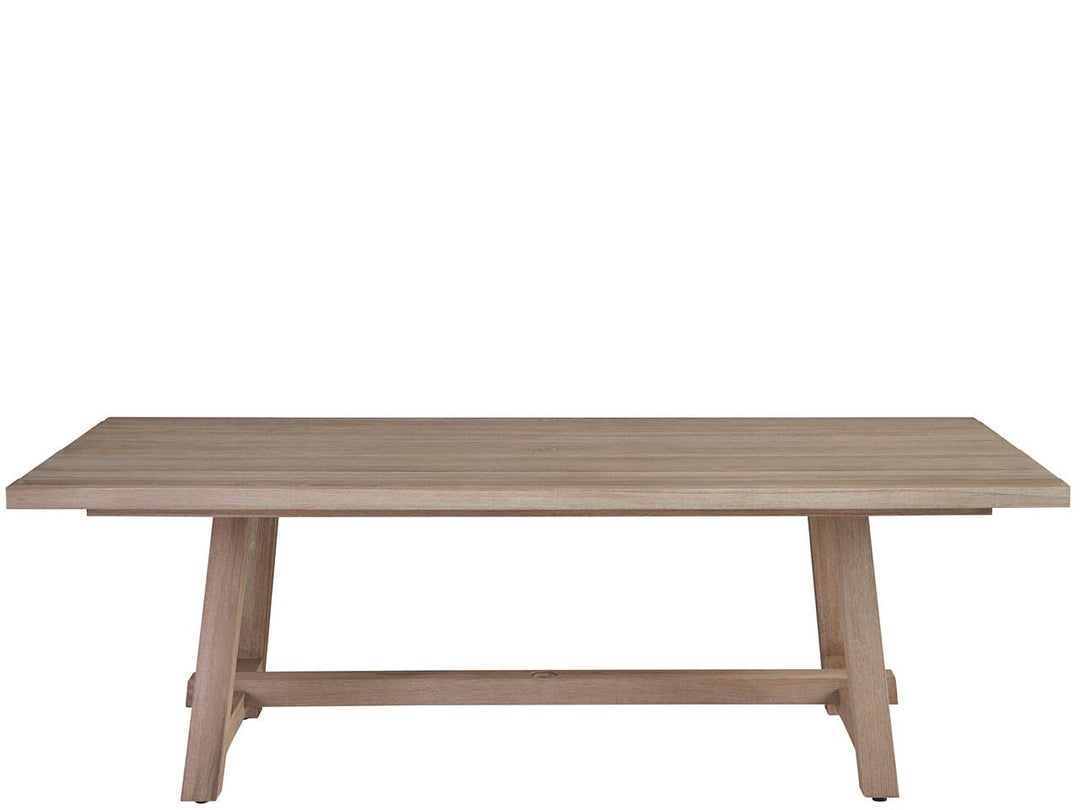 American Home Furniture Universal Furniture Saratoga Rectangle Dining Table Warm Weathered Teak