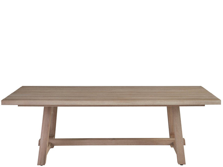American Home Furniture Universal Furniture Saratoga Rectangle Dining Table Warm Weathered Teak
