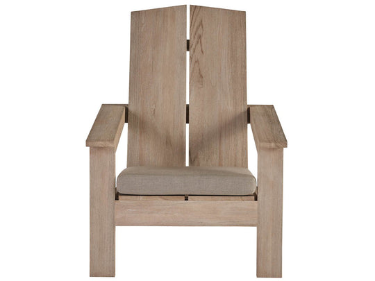 American Home Furniture Universal Furniture Saratoga Adirondack Chair Warm Weathered Teak