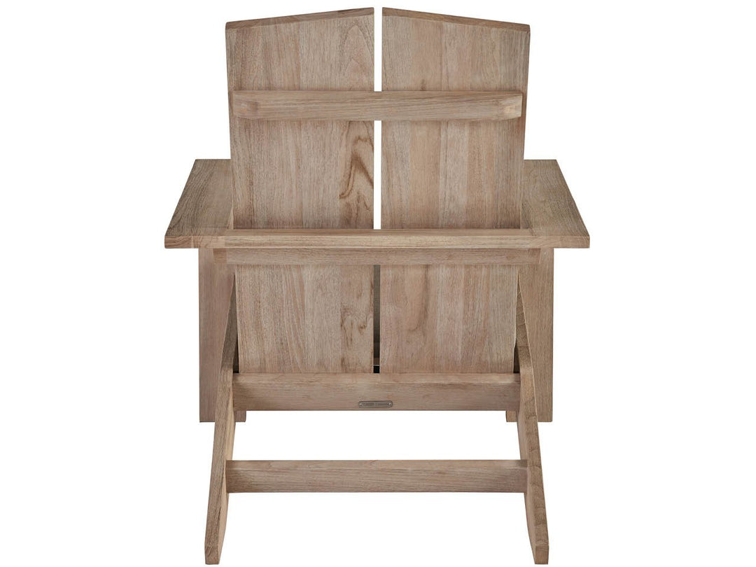 American Home Furniture Universal Furniture Saratoga Adirondack Chair Warm Weathered Teak