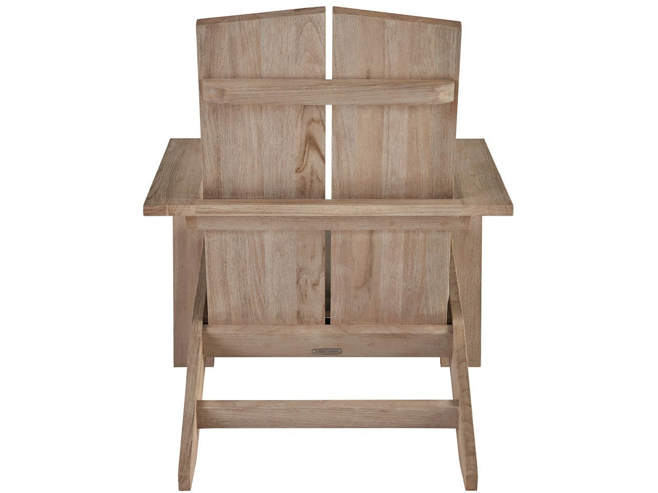 American Home Furniture Universal Furniture Saratoga Adirondack Chair Warm Weathered Teak