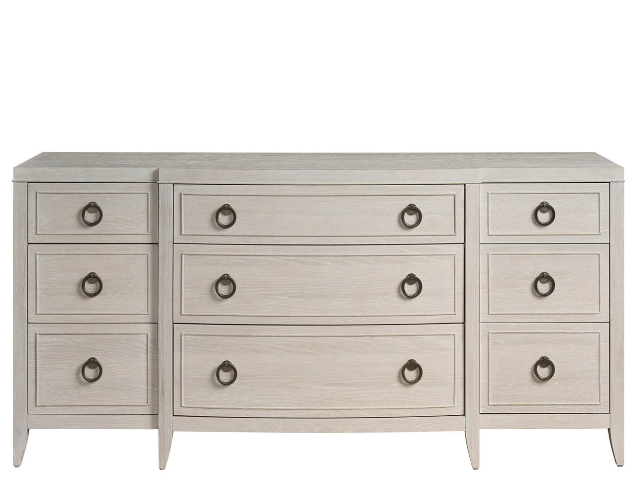 American Home Furniture Universal Furniture Avaline Dresser White Oak