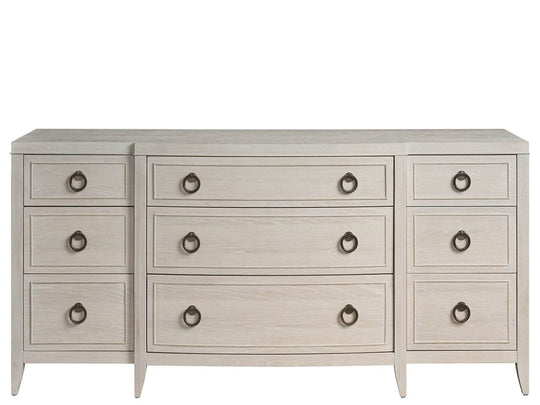 American Home Furniture Universal Furniture Avaline Dresser White Oak