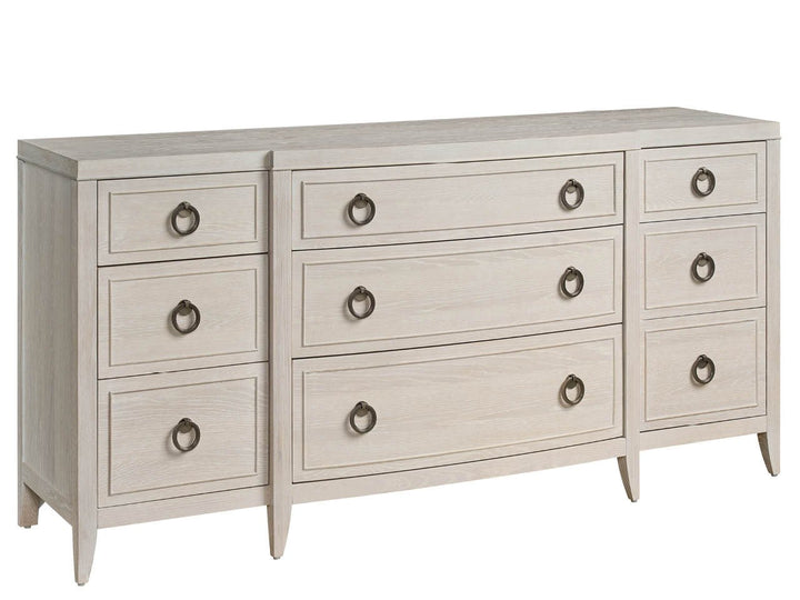American Home Furniture Universal Furniture Avaline Dresser White Oak