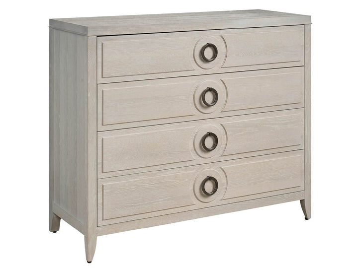 American Home Furniture Universal Furniture Lizmore Chest White Oak