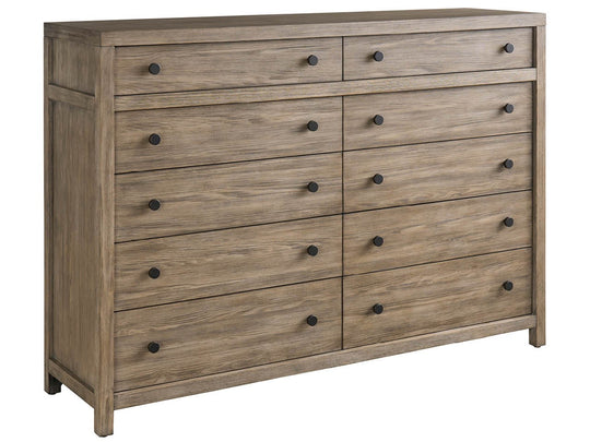 American Home Furniture Universal Furniture Boulder Ten Drawer Dresser Boulder
