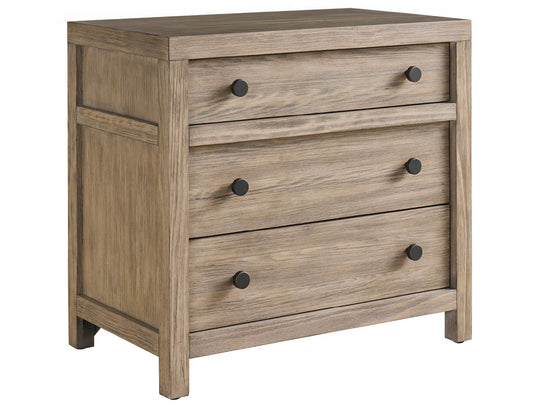 American Home Furniture Universal Furniture Boulder Three Drawer Nightstand Boulder