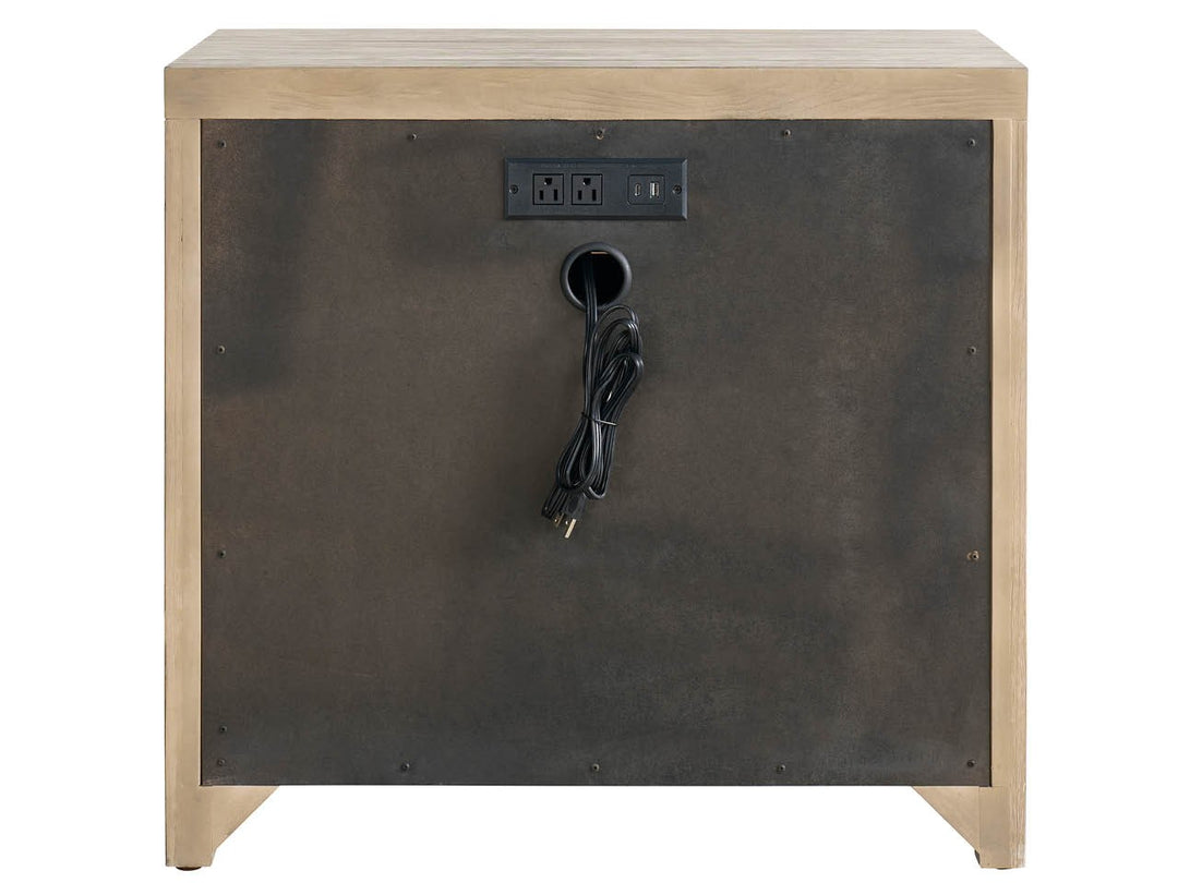 American Home Furniture Universal Furniture Boulder Three Drawer Nightstand Boulder