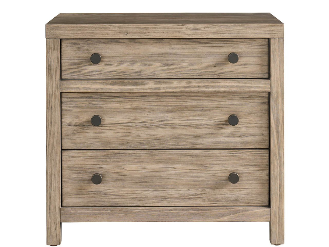 American Home Furniture Universal Furniture Boulder Three Drawer Nightstand Boulder