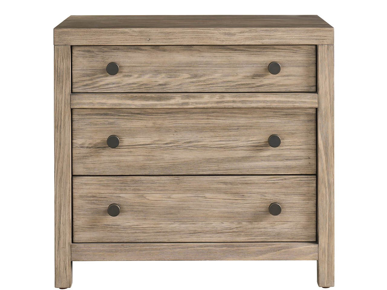 American Home Furniture Universal Furniture Boulder Three Drawer Nightstand Boulder