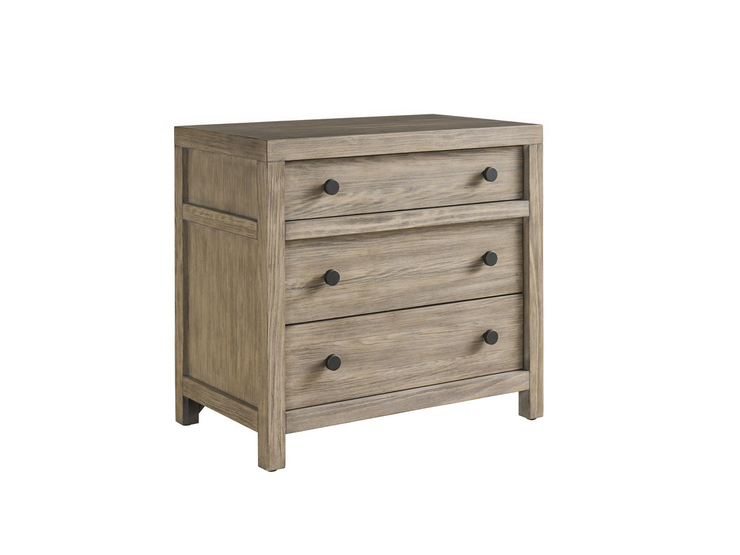 American Home Furniture Universal Furniture Boulder Three Drawer Nightstand Boulder