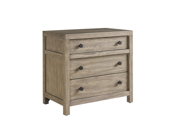 American Home Furniture Universal Furniture Boulder Three Drawer Nightstand Boulder