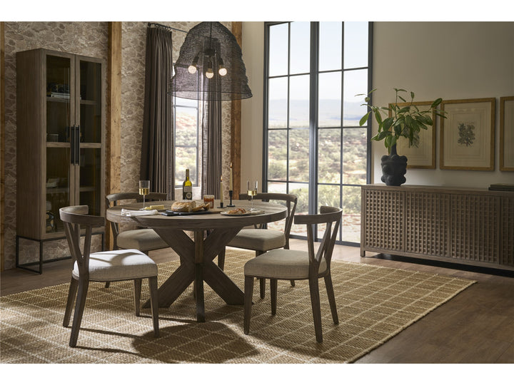 American Home Furniture Universal Furniture Boulder Round Dining Table Boulder