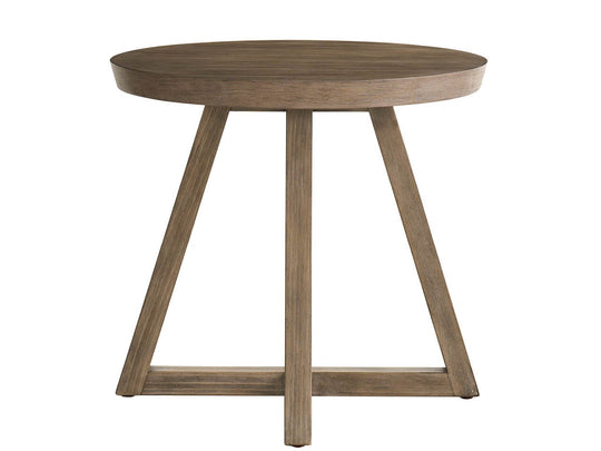 American Home Furniture Universal Furniture Boulder Round Side Table Boulder