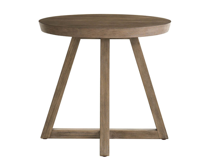 American Home Furniture Universal Furniture Boulder Round Side Table Boulder